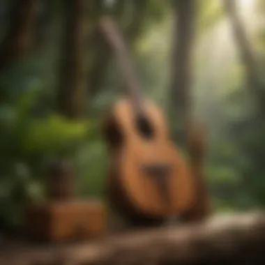 Cultural Artifacts Crafted from Koa Wood Traditional Hawaiian instruments made from Koa wood