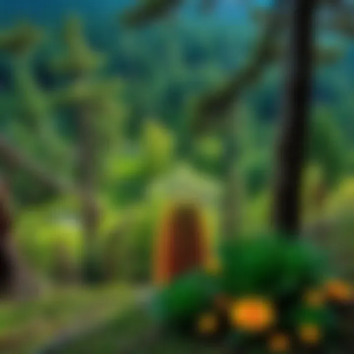 Lush Landscape of Spruce Saddle A panoramic view of the lush Spruce Saddle landscape showcasing diverse flora.