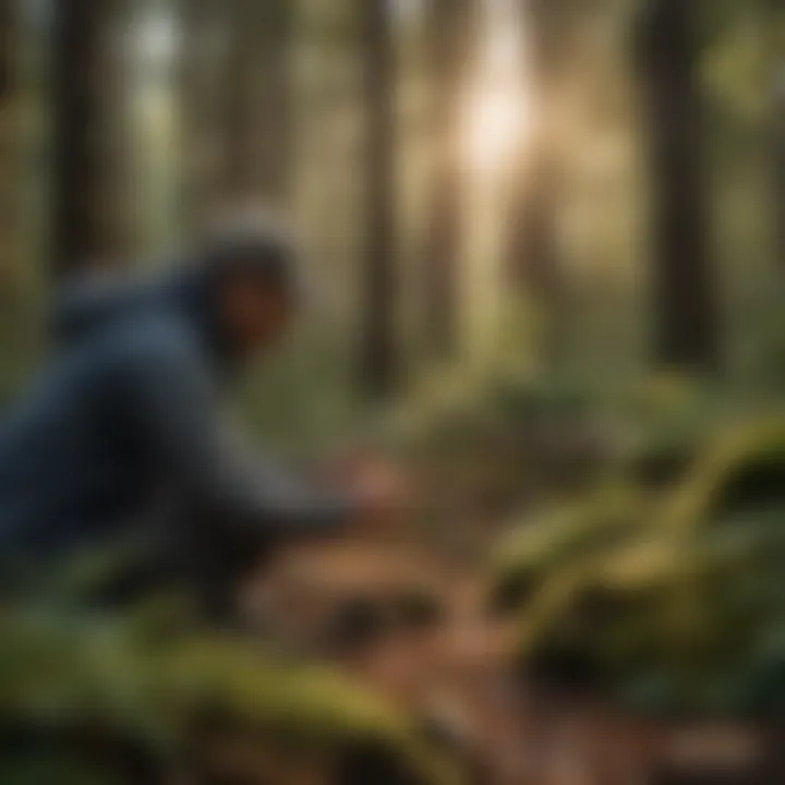 An educational workshop on sustainable woodland management