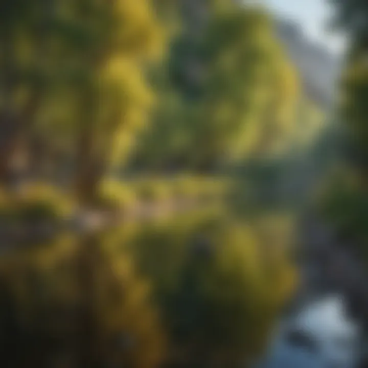 A diverse array of wildlife near the banks of the Animas River