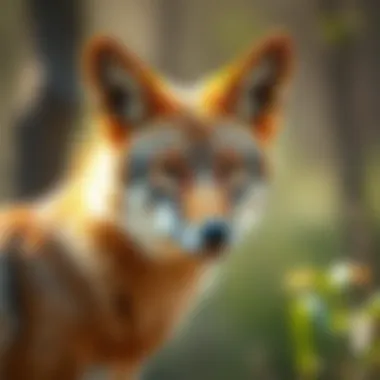 Ethiopian Wolf: An Endangered Beauty The striking features of an Ethiopian wolf in the wild