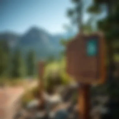 Historical markers along the Mt. Zion Trail that highlight its cultural significance