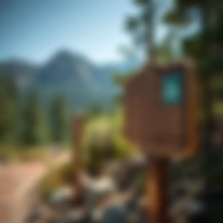 Historical markers along the Mt. Zion Trail that highlight its cultural significance