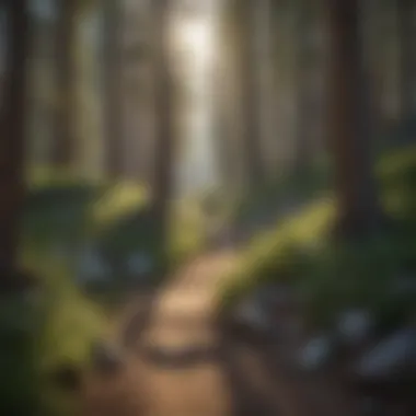 Scenic Hiking Trails Around Lake Tahoe Hiking trails winding through the scenic landscapes of Lake Tahoe