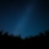 Panoramic Night Sky View A panoramic view of the night sky filled with stars and constellations