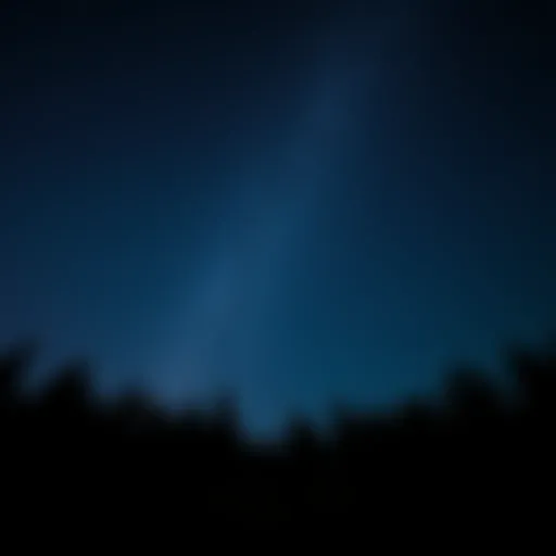 Panoramic Night Sky View A panoramic view of the night sky filled with stars and constellations