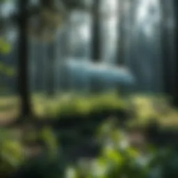 Innovative design of a tree growth tube in a forest setting