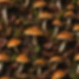 Vibrant assortment of wild mushrooms found in Oregon's forests