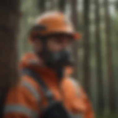 Safety equipment for tree cutting services