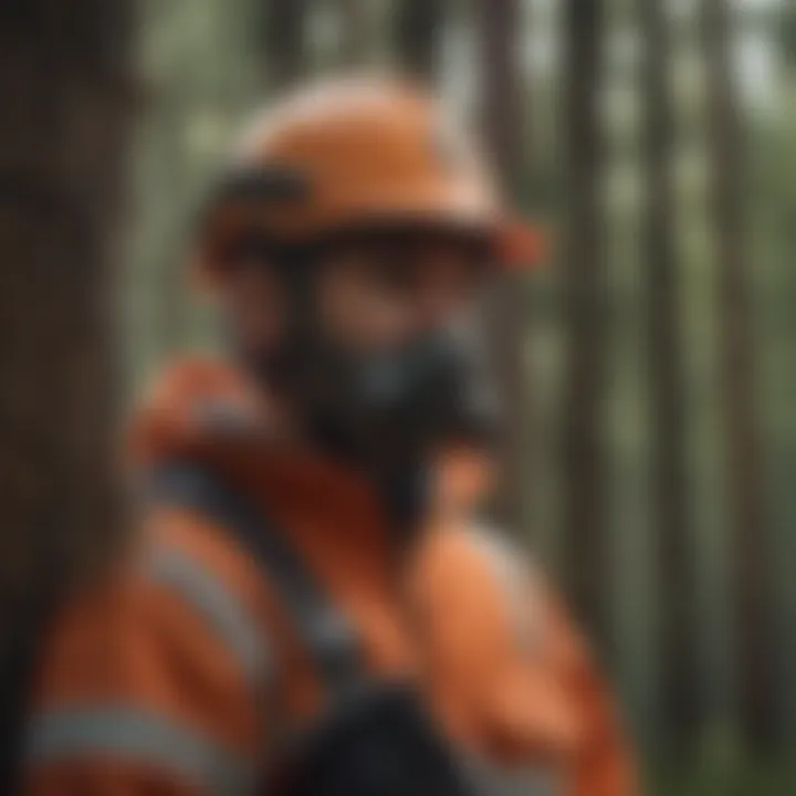 Safety equipment for tree cutting services