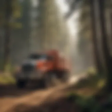 A financing options brochure for forestry truck purchases