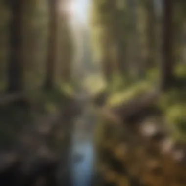 A visual display illustrating the impact of environmental changes in the Great Basin