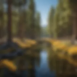 A captivating graphic depicting the unique landscapes of the Great Basin