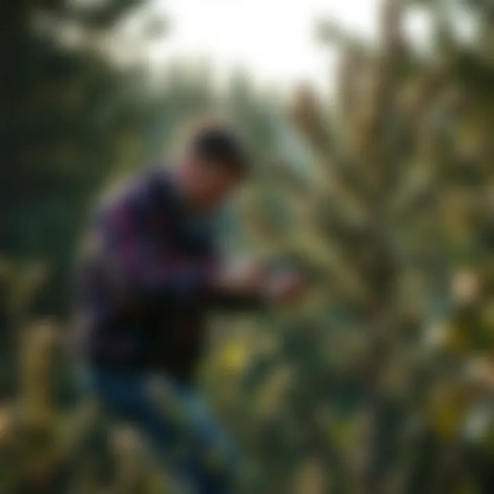 Post-trimming care for small trees