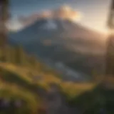 Breathtaking view of the summit of Mt. St. Helens