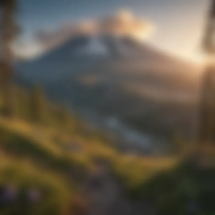 Breathtaking view of the summit of Mt. St. Helens