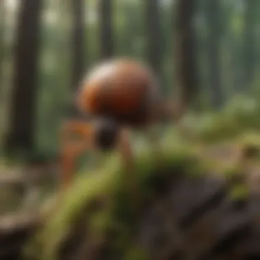Visual representation of tick prevention techniques