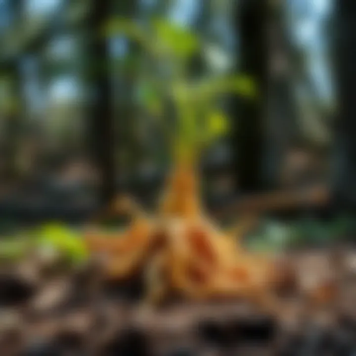 Ginseng: The Root of Vitality Ginseng roots freshly harvested from the ground