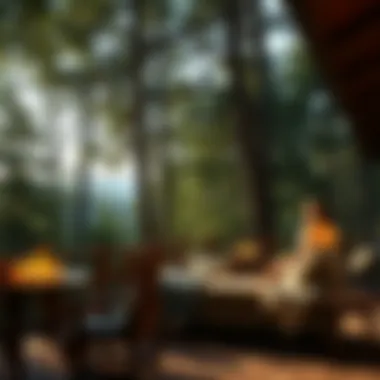 Comfortable Lodging Amidst Natural Beauty Cozy accommodations at Mount Pisgah Inn surrounded by nature