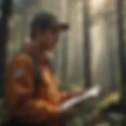 Job seeker exploring opportunities