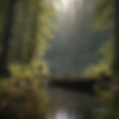 Tranquil Fishing Spot in Washington Scenic view of a tranquil fishing spot in Washington