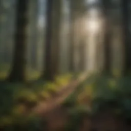 Expansive view of Oregon's lush forests showcasing biodiversity