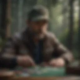 Strategic poker play with focused concentration