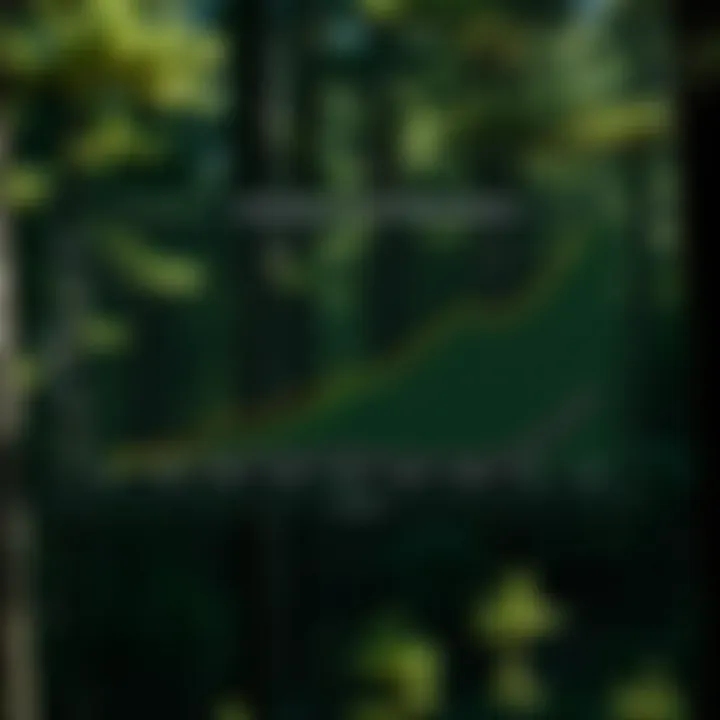 Graph illustrating data analysis of forest health indicators