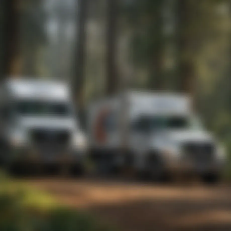 Republic Services fleet in Sultan, WA