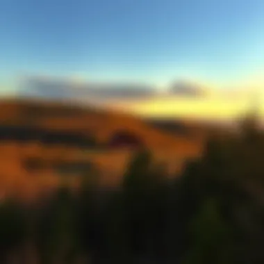 Landscape Along the Trail Scenic view of the landscape along the Trail of Tears