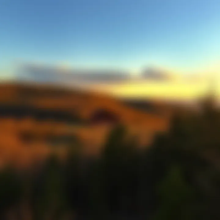 Landscape Along the Trail Scenic view of the landscape along the Trail of Tears