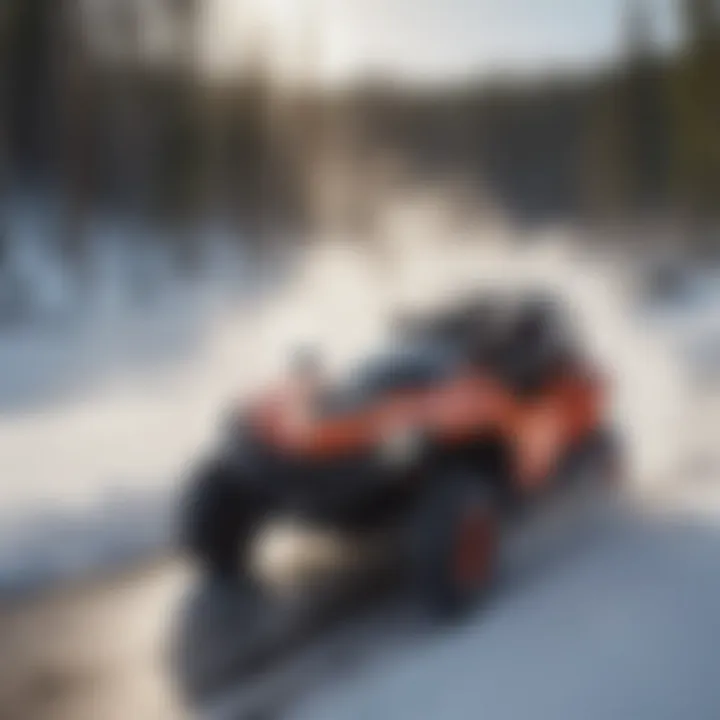 Geothermal Wonders in a Winter Wonderland Unique geothermal features surrounded by snow