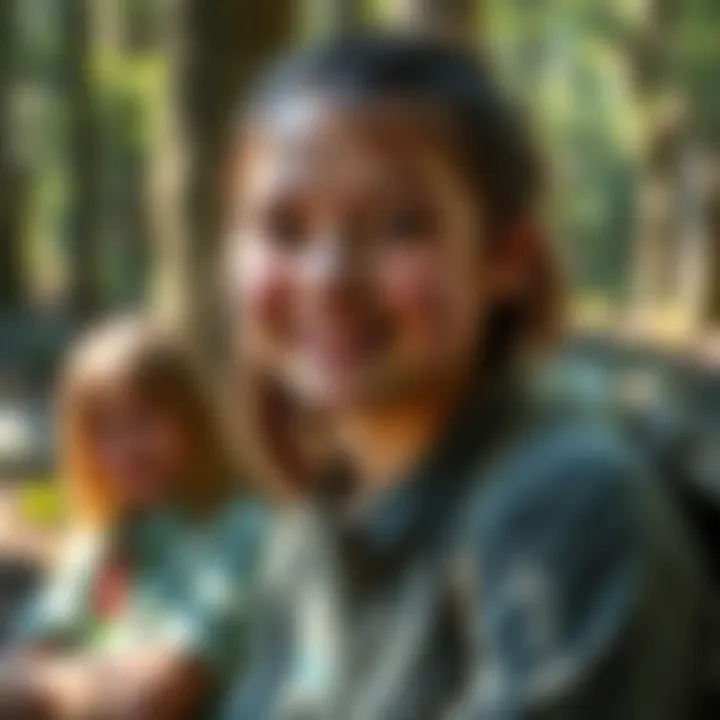 A vibrant educational workshop focused on wildlife conservation