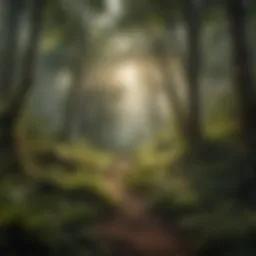 A lush forest representing a vital habitat for endangered species.