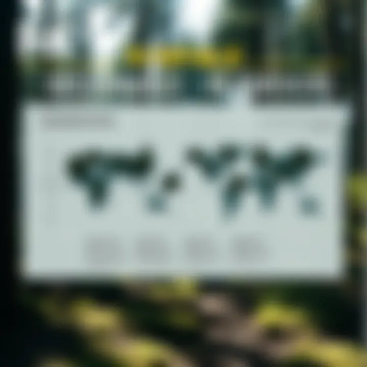 Sustainable Practices in Forestry Diagram highlighting sustainable forestry practices using AutoCAD