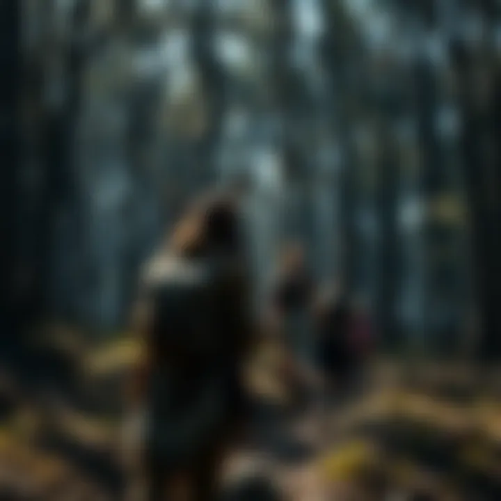 Artistic representation of the Trail of Tears journey