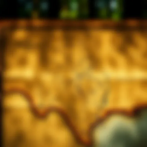 Historical map of Cherokee lands before relocation