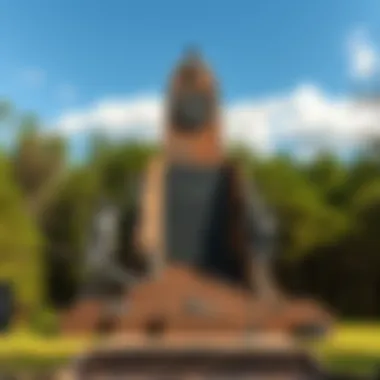 Monument commemorating the Trail of Tears