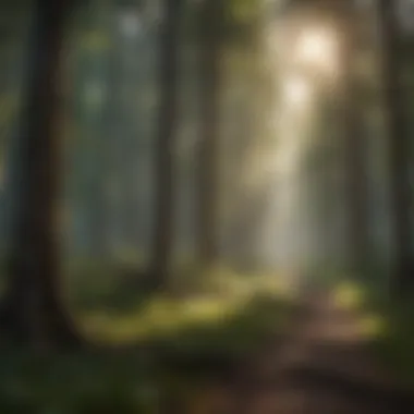 Ecological Impacts of Lightning on Forests An infographic illustrating the ecological impacts of lightning on forest ecosystems