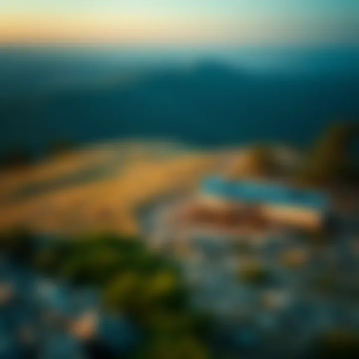 Breathtaking Hilltop Camping in Missouri Scenic view of a rolling hill landscape perfect for camping