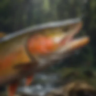 Close-up of a trout caught in Fresno waters