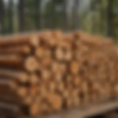 Applications of Hemlock Lumber in Construction A diagram showing various applications of hemlock wood in construction