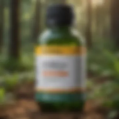 Active Ingredients on Herbicide Labels Close-up view of herbicide label showcasing active ingredients