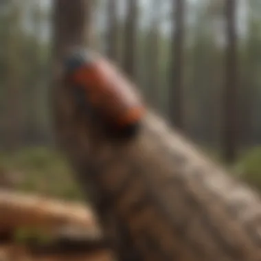 Impact of Pine Beetles on Forest Ecosystem Forest landscape affected by beetle infestation