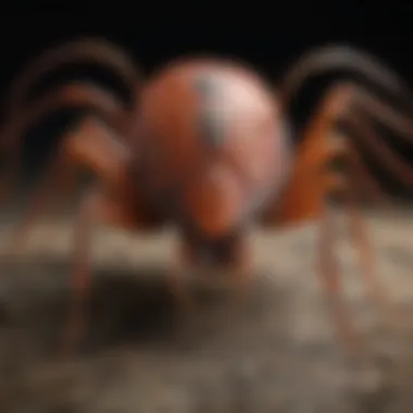 Anatomy of a Tick Detailed examination of tick anatomy under a microscope
