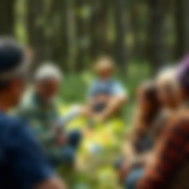 Engaged Community Dialogue Gathering of community members engaged in dialogue