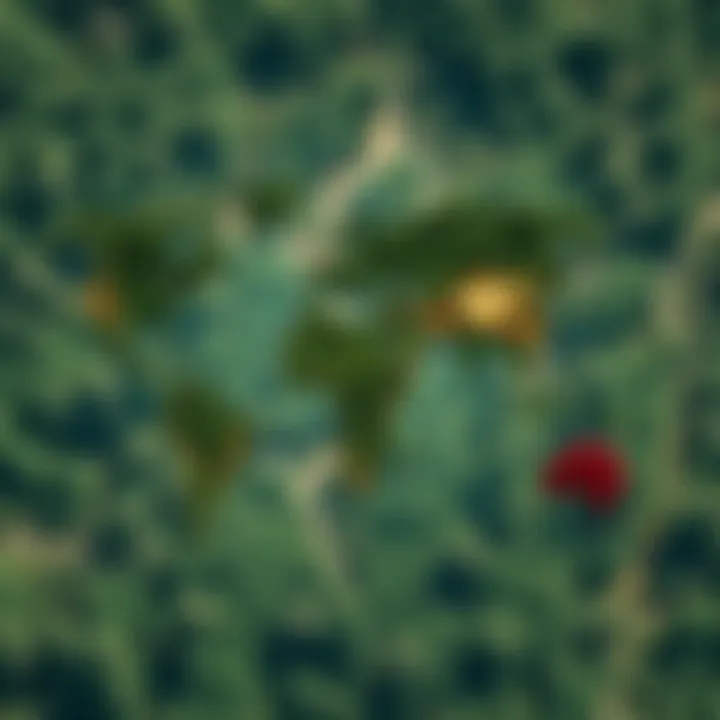 Global Biodiversity Hotspots A global map highlighting areas of biodiversity hotspots.