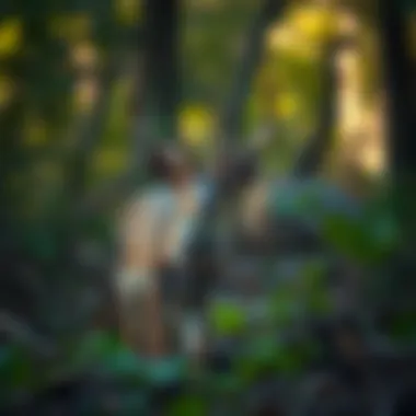 Wildlife native to the Uwharrie region captured in its natural habitat