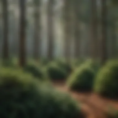 Diverse Varieties of Evergreen Trees Different varieties of evergreen trees