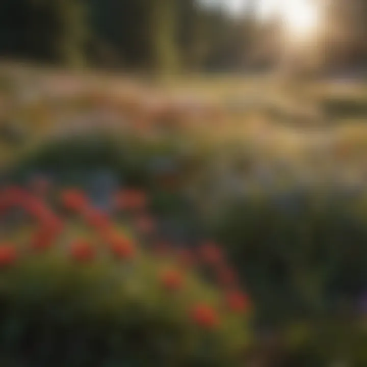 Wildflowers blooming in the meadows of White Mountain National Park